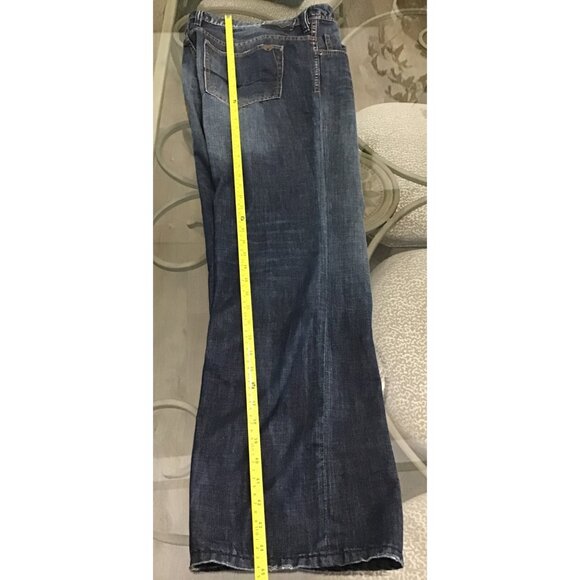 BUFFALO-DRIVEN - DARK WASH STRAIGHT LEG MEN'S JEANS SIZE 40X32 - Picture 6 of 7